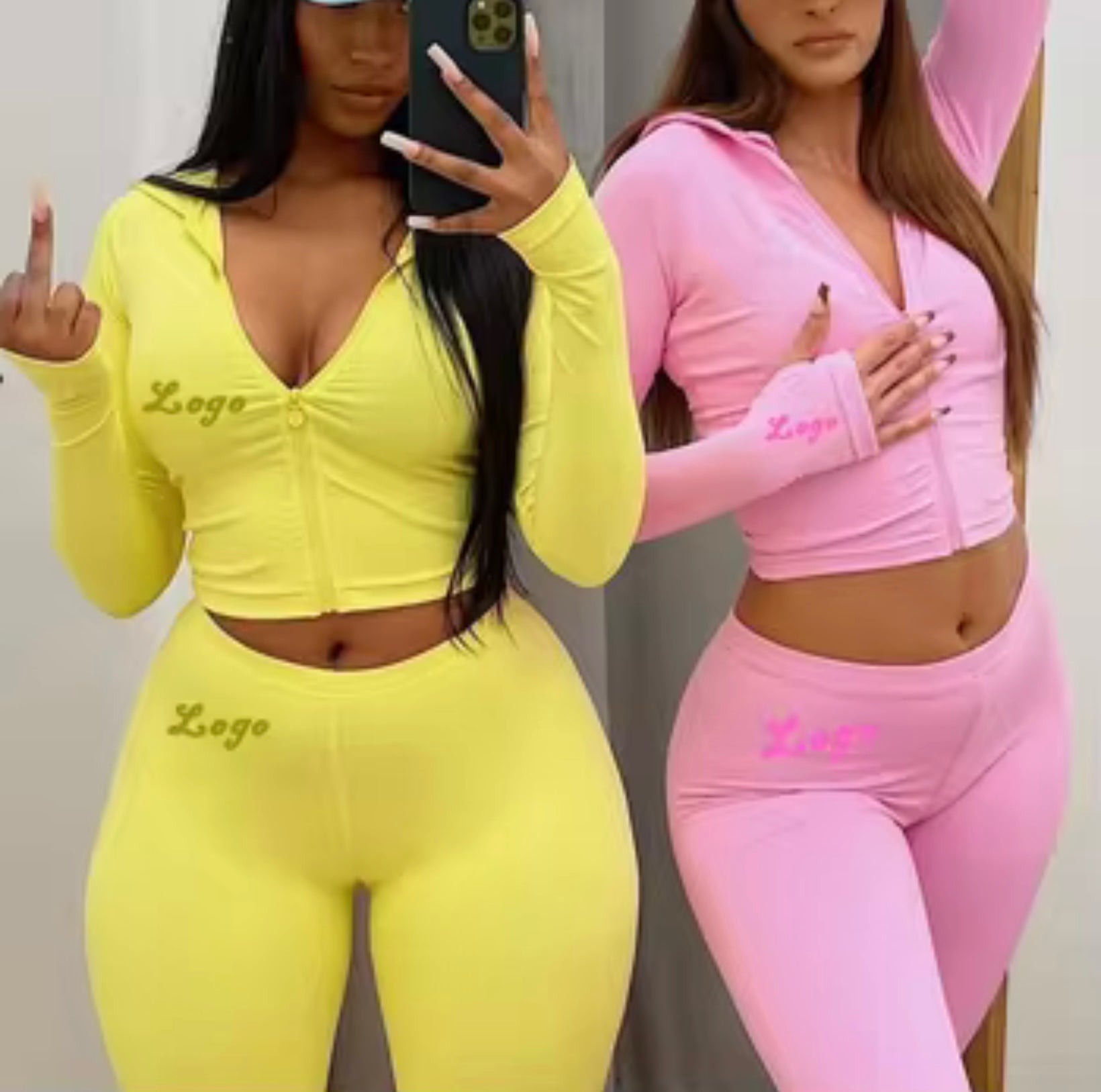 Ensemble “BodyFlex” – Legging & Veste moulante