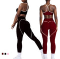 Ensemble de sport seamless « Kaylie Fit » – Legging & brassière effet seconde peau