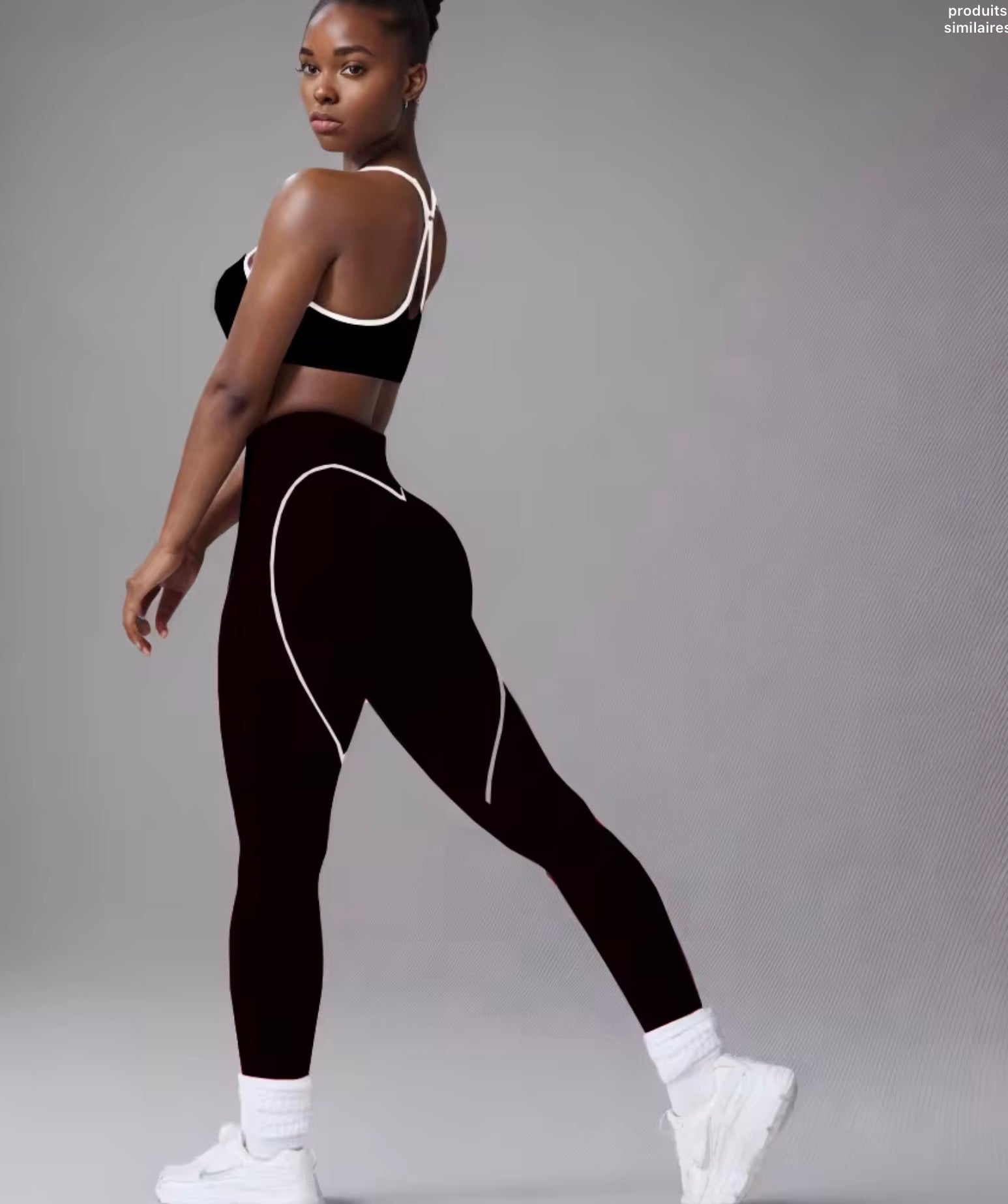 Ensemble de sport seamless « Kaylie Fit » – Legging & brassière effet seconde peau